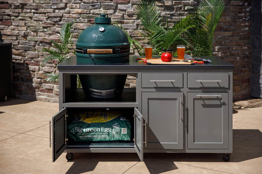 Challenger 2 Piece Coastal 64" Kitchen Island Package with Big Green Large Egg Base (Big Green Egg Not Included) - CD2PCCS-05 4