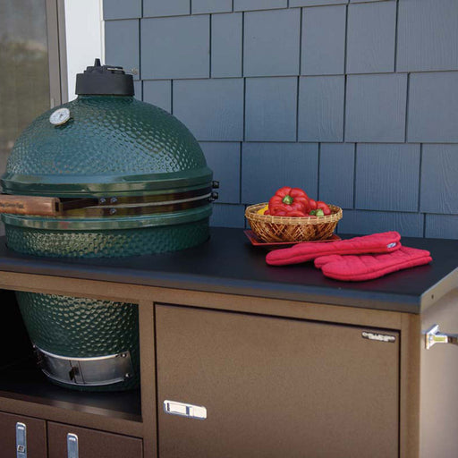 Challenger 48" Torch Ceramic Grill Cart (Fits Kamado Joe Classic III) (Big Green Egg Not Included) - 17CGC-48-25-TB-SV-KJ3 1