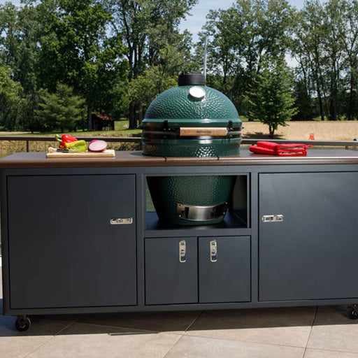 Challenger 76" Torch Ceramic Grill Cart (Fits Large Egg) (Big Green Egg Not Included) - 17CGC-76LG