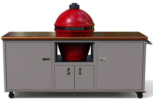 Challenger 76" Torch Ceramic Grill Cart (Fits XLarge Egg) (Big Green Egg Not Included) - 17CGC-76XL