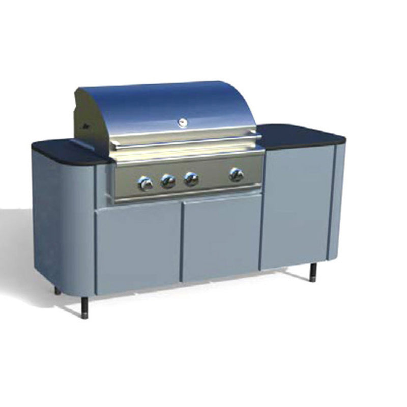 Challenger Cascade Grill Island 82.5 - CAS-82.5 