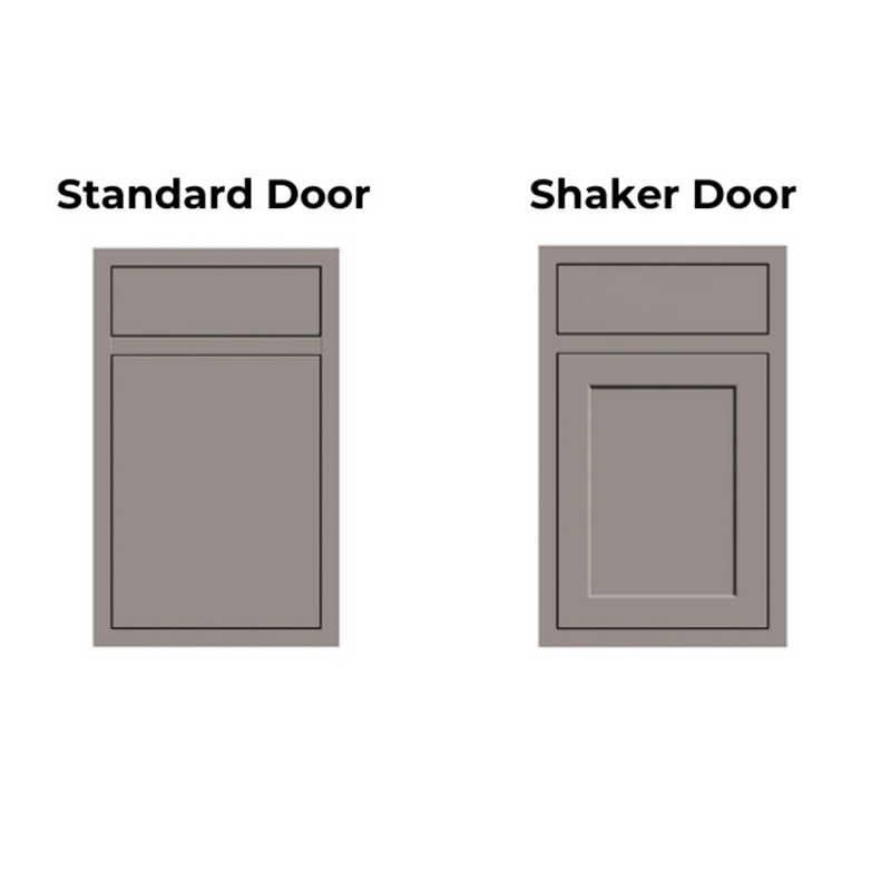 Challenger Coastal Series 64" Kitchen Island with Shaker Doors - COGI-64-KDDW 2