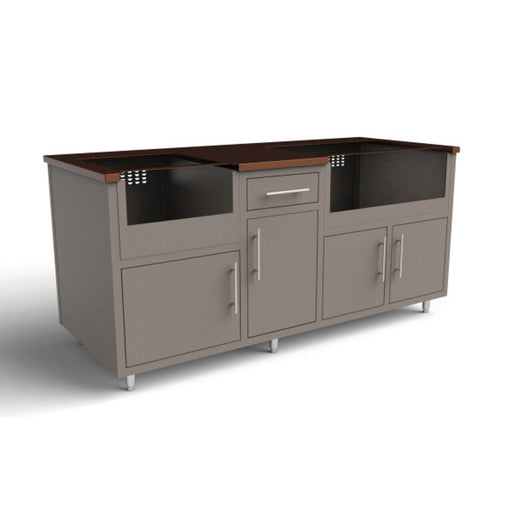 Challenger Coastal Series 76" Kitchen Island - COGI-76.25-BDDG 