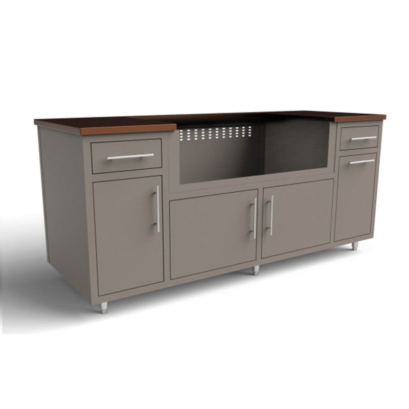 Challenger Coastal Series 79" Kitchen Island - COGI-79.25-LE 