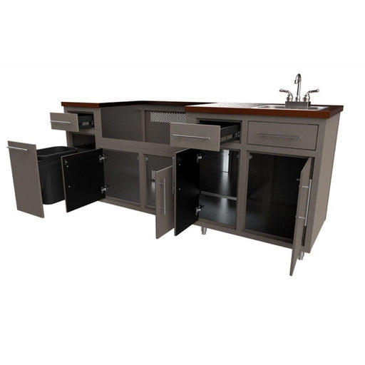 Challenger Coastal Series 80" Kitchen Island - COGI-80.875-WGDDS 1