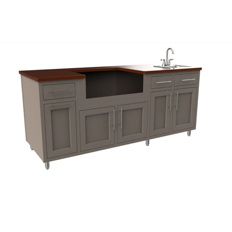 Challenger Coastal Series 80" Kitchen Island - COGI-80.875-WGDDS 