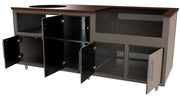 Challenger Coastal Series 83" Kitchen Island (Fits Kamado Joe Classic) - COGI-83-KDG