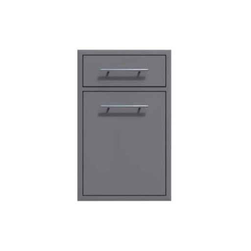 Challenger Designs 18" Canyon Series Waste Bin Pull Out with Drawer - CAN017-F04 