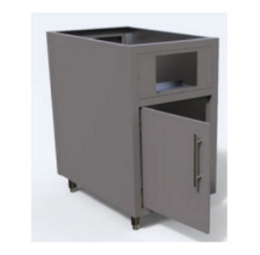 Challenger Memphis Control Panel Base 18" Pan/Shaker Door Cabinetry - OMCB-183528L